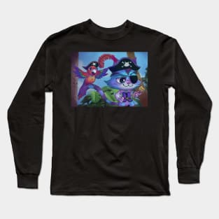 Yo ho ho and Meow Meow Meow Long Sleeve T-Shirt